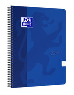 Oxford Touch # spiraalblok A4 gelijnd 70 vel 90g soepele kartonnen kaft blauw