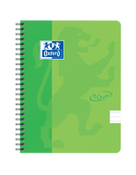 Oxford Touch # spiraalblok A5 gelijnd 70 vel 90g soepele kartonnen kaft lime groen